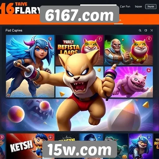 Plataforma 6167.com oferece ampla variedade de jogos online